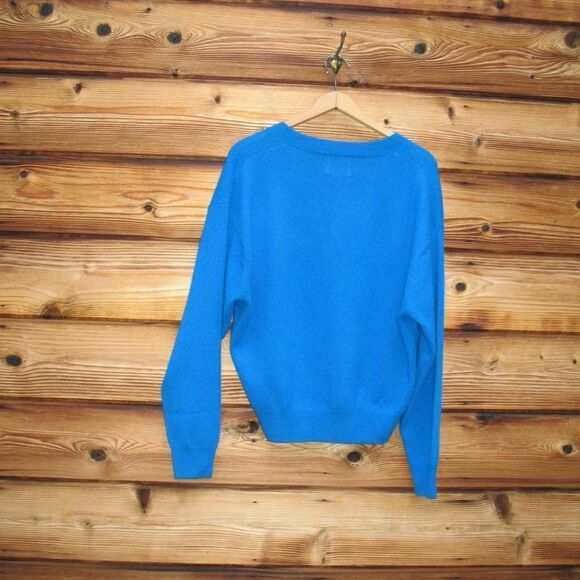 Crush 100 % Cashmere V Neck Sweater - Picture 5 of 9